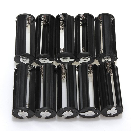 10Pcs 3x AAA Adapter Plastic Battery Holder Case Box.