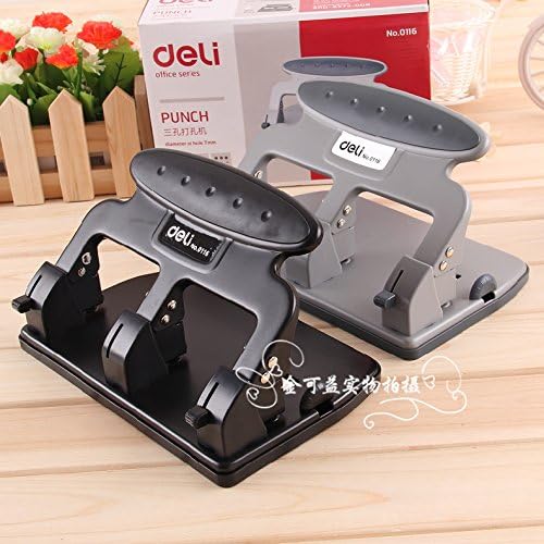 Felicity Punching Machine 0116 Punch three hole drilling machine 3 hole large punch equipment office supplies(Colours may vary)
