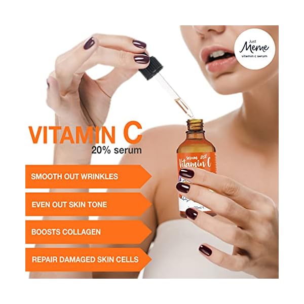 MeMe-Vitamin-C-Serum-for-Face-Korean-Skin-Care-with-Hyaluronic-Acid-Retinol-Vitamin-E-Anti-Ageing-Anti-Wrinkle-Eye-Serum-Acne-Spot-Treatment-Dark-Circles-Remover-Derma-Roller-Suitable MeMe Vitamin C Serum for Face | Korean Skin Care with Hyaluronic Acid, Retinol & Vitamin E | Anti Ageing & Anti Wrinkle…