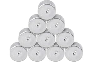 10 PCS Small Weights for Crafts, 50g Metal Weight with Hooks and Ring Pattern Weights for Sewing for General Science and Phys