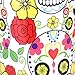 Pandaria 30 oz Stainless Steel Vacuum Insulated Tumbler with Lid - Double Wall Travel Mug Water Coffee Cup for Ice Drink & Hot Beverage, Sugar Skull