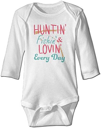 Hunting And Fishing Kids Long Sleeve Bodysuits Romper