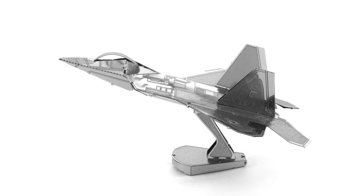 fascinations MMS050 – Lockheed Martin F-22 Raptor Metal Earth, Construction Toy