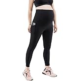 Fabletics Women's PureLuxe High-Waisted Maternity 7/8 Legging, Workout, Yoga, Light Compression, Buttery Soft