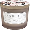 Sand + Fog Scented Candle - Mango Tangerine – Additional Scents and Sizes – 100% Cotton Lead-Free Wick - Luxury Air Freshening Jar Candles - Perfect Home Decor – 12oz