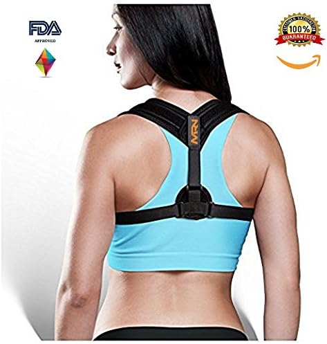 Back Support Posture Corrector Brace- Trainer for Men & Women, Providing Relief from Neck Pain, Back Pain, Shoulder Pain & Bad Posture Kyphosis