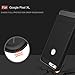 Taorey Case for Google Pixel XL Case, Carbon Fiber Case with Resilien Shock Absorption and Luxury Slim for Google Pixel XL 2016 - Black