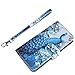 UrSpeedtekLive Galaxy S9 Case, Galaxy S9 Wallet Case Folio Flip Premium PU Leather Case Cover with Card Holder Slot Pockets, Wrist Strap, Magnetic Closure for Samsung Galaxy S9 (2018)- Peacock