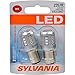SYLVANIA - 2357RSL.BP2 2357 Red LED Bulb, (Contains 2 Bulbs)