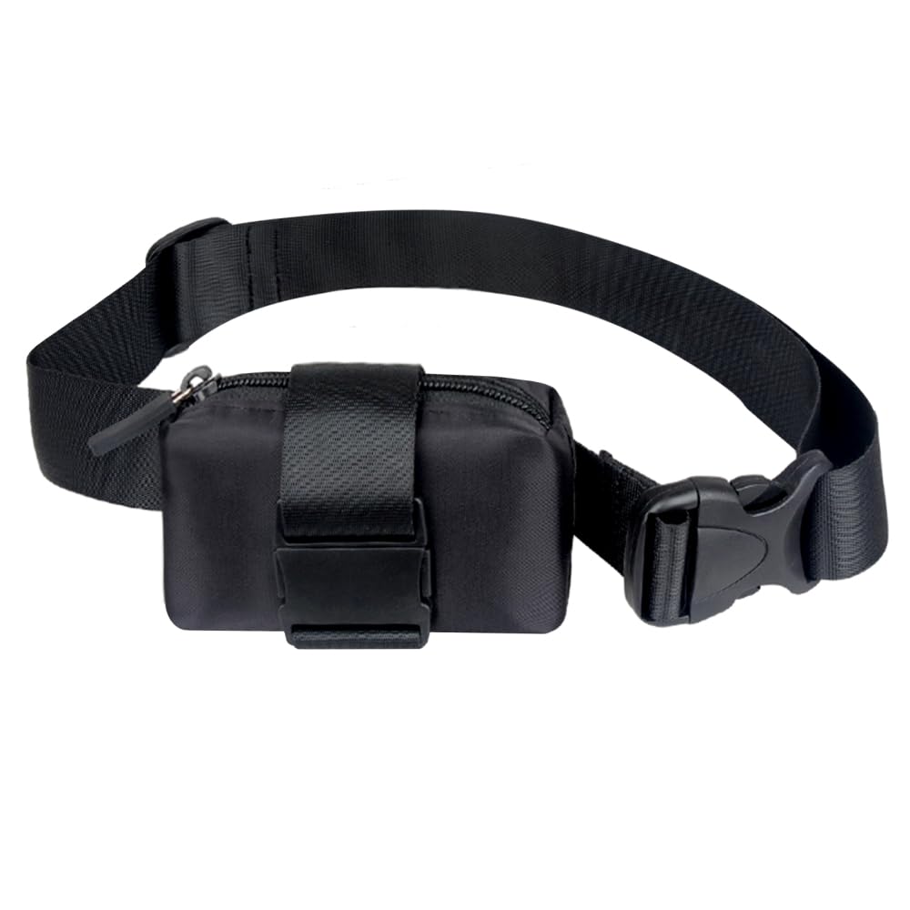 Pet Tracker Pouch, Adjustable Livestock Tracker Collar with PVC Waterproof Coating for Pet Livestock Locator Devices (Locator Not Included)