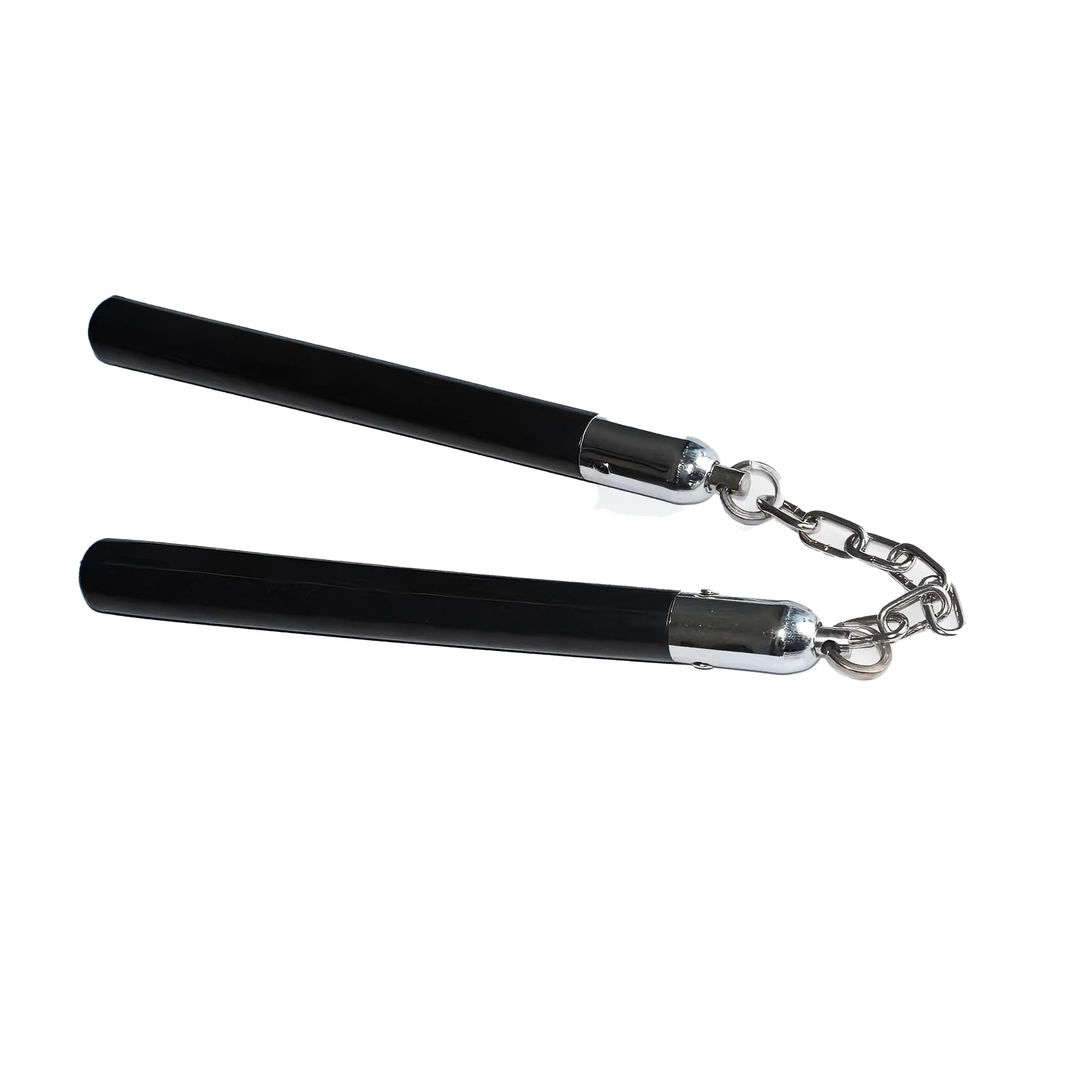 Photo 1 of 1 PCS Nunchucks Safe Solid Rubber Training Nunchakus with Firm antirust Steel Chain and Smooth Axletree System,,Very Good for Beginners, Adults and Professionals Perform, Exercise,Practice, Training