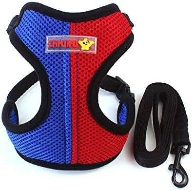MyfatBOSS Dog and Cat Universal Harness, Escape Proof Cat Harnesses with Leashes, Soft Mesh Dog Cat Harness - Perfect for Pet Cat and Puppy