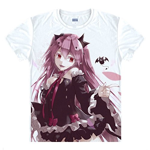 Seraph of the End Costume Shirts Cartoon Krul Tepes Printing Tee Men Women