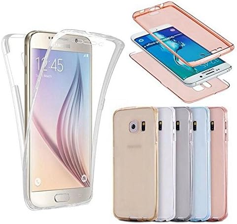 Wpc Front &amp; Back Full Housing Protection Clear Trans Case Cover for iPhone 5/5s/6/6s Plus/7/7Plus and Samsung Galaxy S6/S6 Edge/S6 Edge Plus Huawei P9/Hu Trans Samsung Galaxy S9 Plus