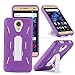 BLU Studio Selfie 2 / Studio C 8+8 case, NFW} Premium Rugged Dual Layer Heavy Duty Kickstand Case Cover for BLU Studio Selfie 2 (S230Q)/Studio C 8+8 (S270Q)(HVD Purple)