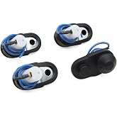 uxcell 4pcs Universal Auto Car Vehicle Interior Door Light Lamp Push Button Switch