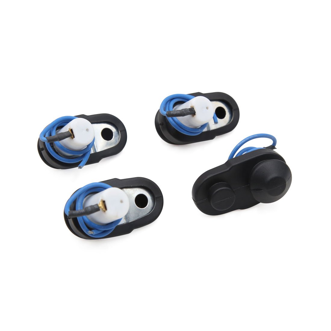 sourcingmap 4pcs Universal Auto Car Vehicle Interior Door Light Lamp Push Button Switch