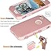 DUDETOP Compatible with iPhone 6 Case, 3-in-1 Shockproof Scratch-Resistant Armor Protective Cover Easy Grip Design with Tempered Glass Screen Protector for Apple iPhone 6s 4.7