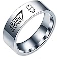 SMANXEY Iron Man The Avengers Super Hero Stark Industries Business Ring Band for Men