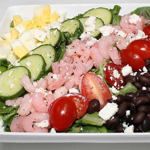 Tampa Maid Peeled and Deveined Cooked Salad Shrimp - 100/200, 2.5 Pound -- 4 per case.