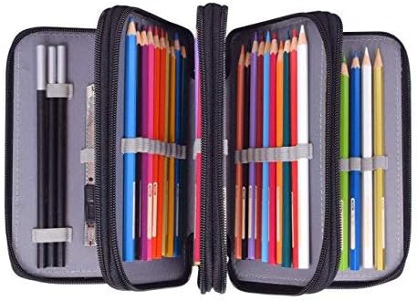 Oxford Stiftemappe Violett - Federmäppchen Mit 4 Fächern Für Stifte & Kosmetik