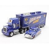 Disney Pixar Car Mack No.51 Fabulous Hudson Hornet Hauler Truck Toy Car 1:55 New