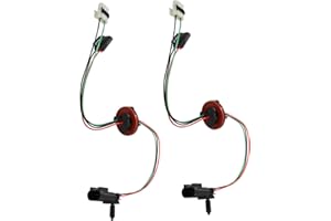 Dromedary 68193062AB 2Pcs Headlight Lamp Wiring Harness Fits for Dodge Ram 1500 2500 3500 4500 5500