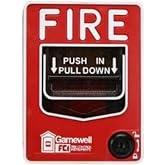 Gamewell-FCI MS-7AF Fire Alarm Dual Action Pull Station, Red