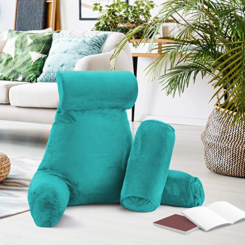 Clara Clark Reading Pillow, Back Rest Pillow for Sitting in Bed with
