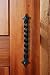 Iron Valley - 9'' Twist Door Pull Handle - Cast Iron