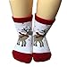 Kakalu 6 Pair Baby Christmas Socks Thickened Cotton Little Kids Holiday Toddler Girls Boys Ankle Socks For 6-28 Months