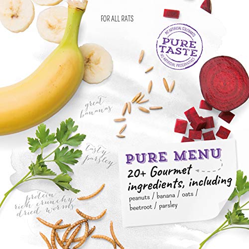 Witte Molen Pure Rat Seed Mixture Peanut & Banana Dry Rat Food (Dumbo Rats, Manx Rats, Dwarf