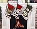 Codream Classic 3D Christmas Snowman Cartoon Stocking