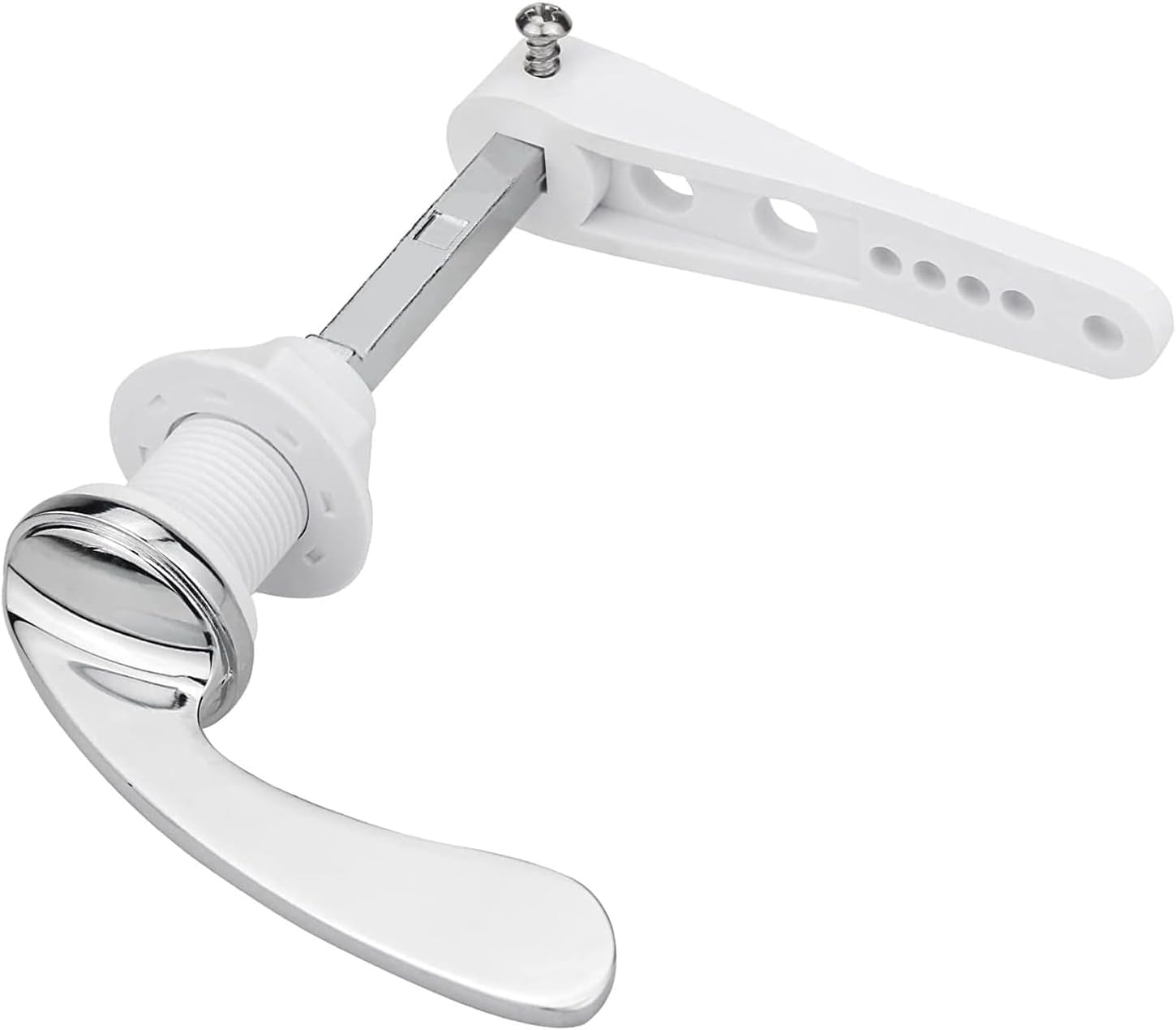 WchoeSS Toilet Flush Handle - Alloy Cistern Lever Flush System Replacement - Victorian Style Toilet Handle Kit