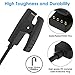 KIMILAR Charger Compatible with Garmin Forerunner 35, Replacement Charging Cable for Vivomove HR, Forerunner 35/645/230/735XT/645 Music/630, Approach G10/S20/S20 Bundle-3.3FT, 2 Pack