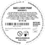 Blue Squid PRO Face Paint Light Blue 30g Water Based Single Cake view 2