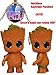 HaWenny Baby Flowerpot Groot Planter Pot Pen Container and Groot Keychain Pendant,Action Figures Guardians of The Galaxy Flowerpot Baby Cute Model Toy Pen Pot Best Gift