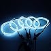 ZITRADES EL Wire Kit 5 by 1M, Portable Neon Lights for Parties, Electric Forest, Halloween, Blacklight Run, DIY Decoration, Christmas (White)