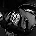 Men's 316L Stainless Steel Large Cross Angel Wing Unisex Ring Band Vintage Gothic Punk Biker Silver Black Size 13