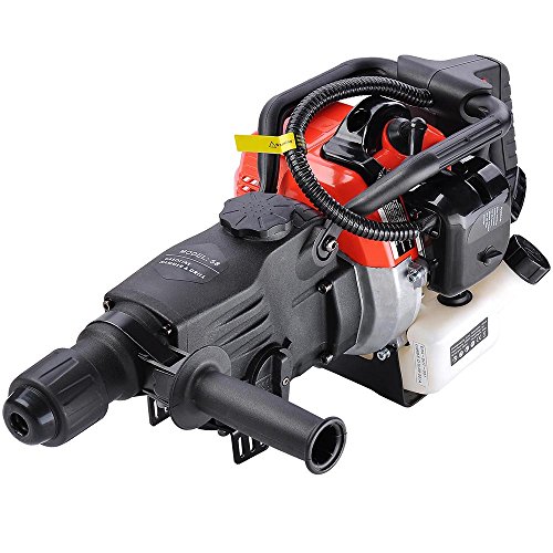 Yescom 2in1 32.6cc Gasoline Demolition Hammer Drill Chisel Concrete Breaker 2 Stroke w/EPA Certification