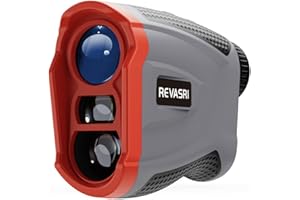 REVASRI Range Finder for Golf, Rangefinder with Slope, Magnetic Mount and Pin Lock Vibraiton, 1000 Yards Range Finder for Golfers, USB-C Rechargeable