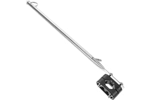 ORFOFE Boat Flag Pole Kit with Stainless Steel Bracket and Interchangeable Flags for Sailing and Boating