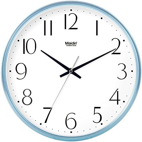 round the living room ideas wall clock/ Office clock/Simple and modern family silent quartz-B 8inch
