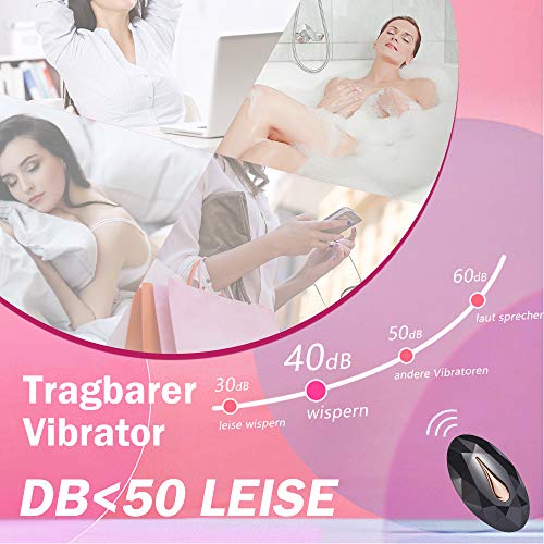 Butterfly Vibrator für sie mit 9 Vibrationen Erotik Vibratoren Heizfunktion,G-Punkt und Klitoris simulation Sexspielzueg für Frauen mit Fernbedienung Rosa Moruioy