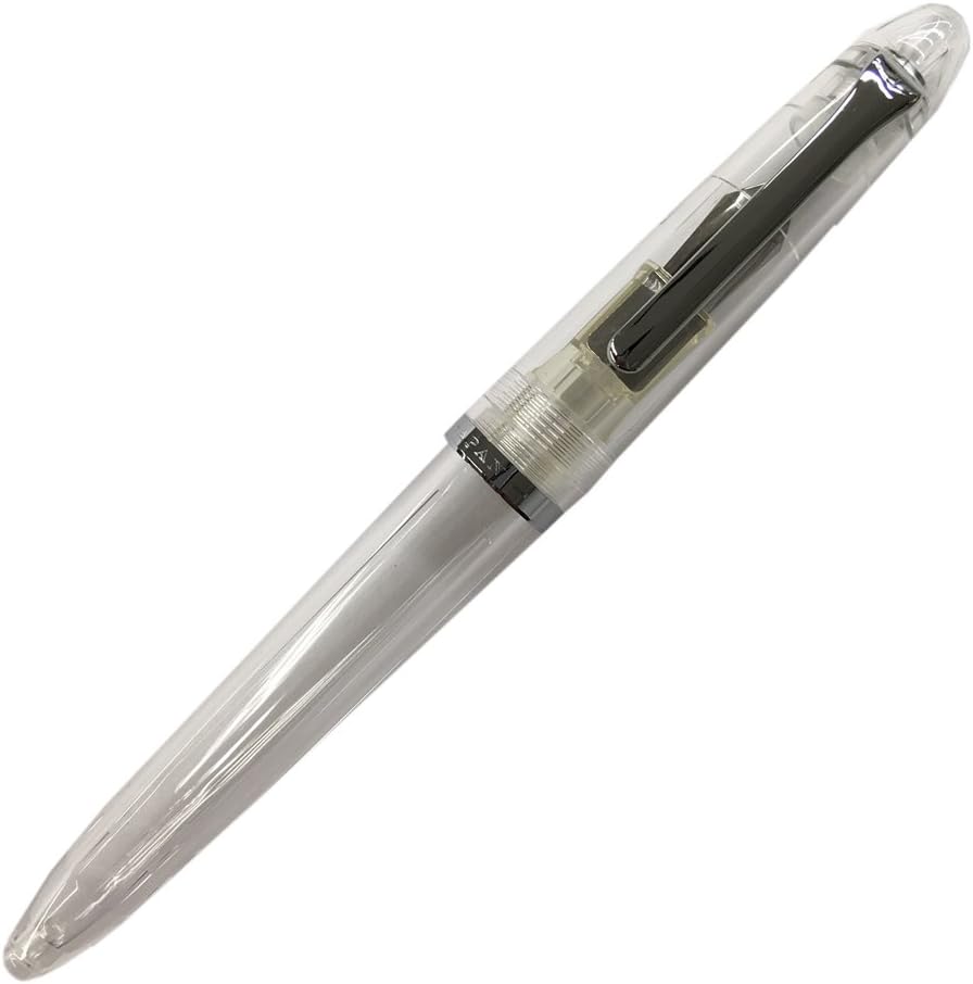 NAGASAWA Original Demonstrator Clear Fountain Pen Stainless