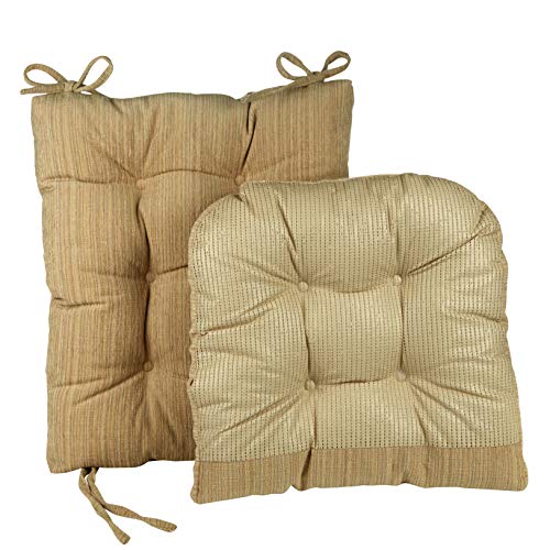 The Gripper Twill Jumbo XL NonSlip Rocking Chair Cushion Set with Thick Padding, Includes Seat