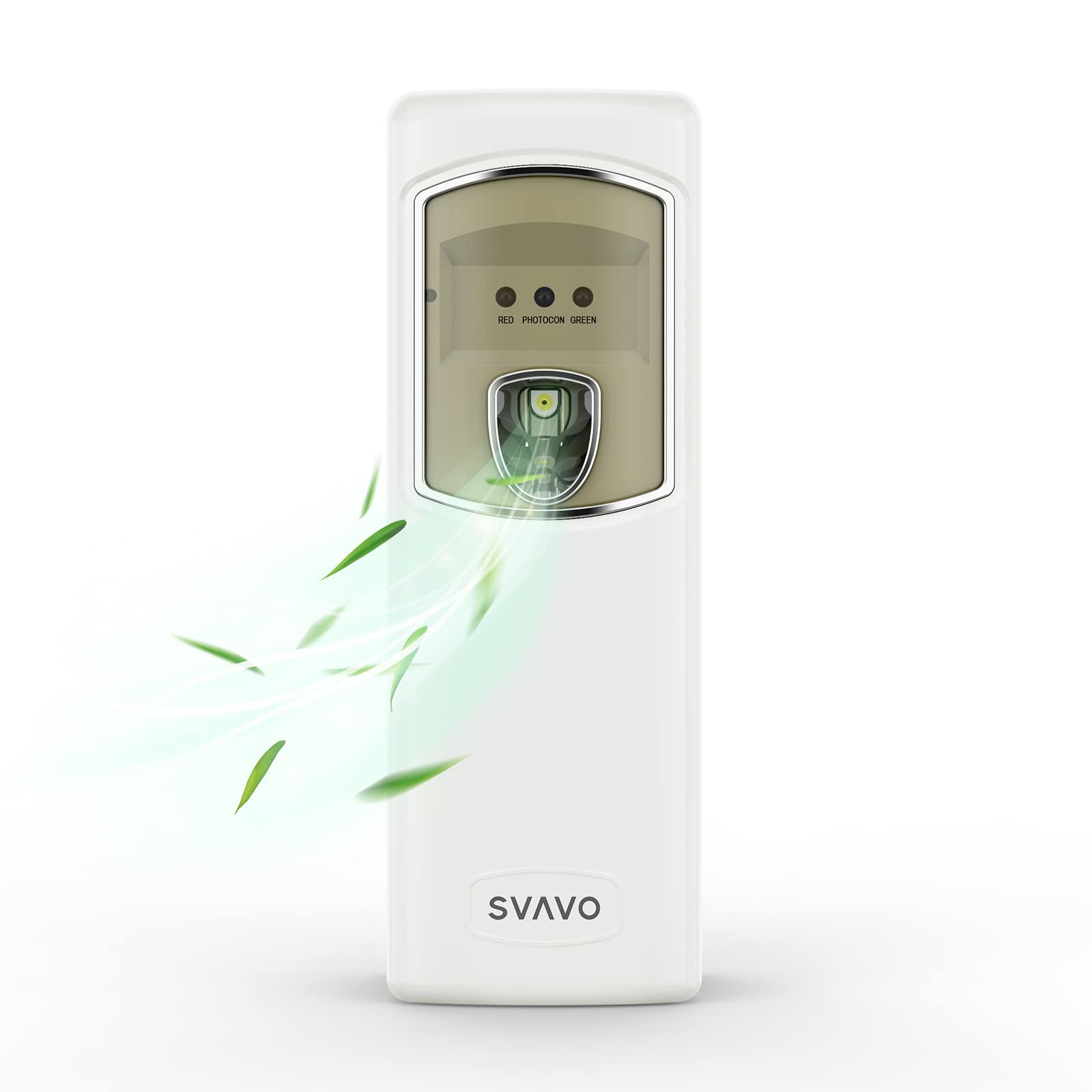 Photo 1 of SVAVO Automatic Air Freshener Dispenser - Programmable Fragrance Dispenser for Indoor-Bedroom, Hotel, Office, Commercial Place - Wall Mounted/Free Standing Aerosol Spray Dispenser - White