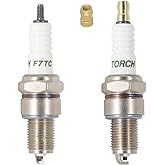 PK2 TORCH F7TC Spark Plug Replace for NGK 3785 BP7ES Spark Plug, Compatible with GX120 160 200 240 270 340 390 Generator Lawnmower Tractor Go Kart Mini Bike Polishing Machine 168F 168FA 168FB, OEM