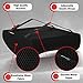 FORTEM Lumbar Support Cushion, Back Support for Office Chair and Car Seat, Back Rest for Gaming, Memory Foam Pillow, Desk Chair Cushion, Breathable & Washable Cover, Adjustable Straps