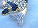 Alilang Koi Gold Fish Carp Golden Tone Enamel Aqua Blue Crystal Rhinestone Ocean Animal Pin Brooch